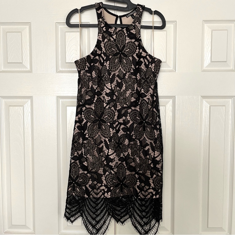 EXPRESS Black Lace Dress